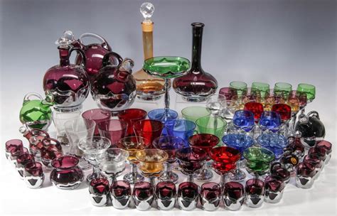 #81: A COLLECTION OF CAMBRIDGE FARBER BROS. GLASSWARE