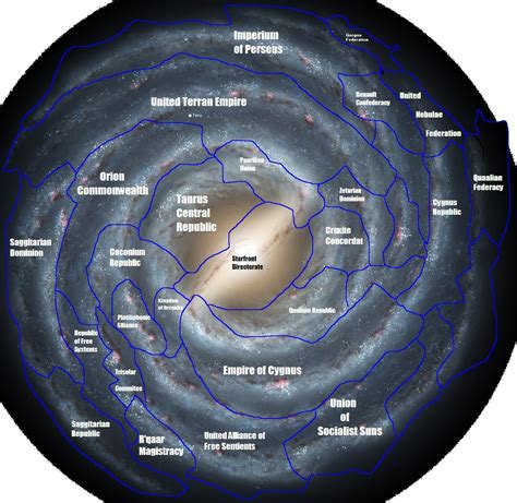 Milky Way Galaxy Diagram