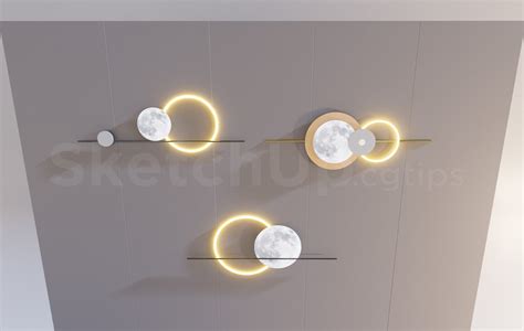 6898. Free Sketchup Wall Decor Model Download