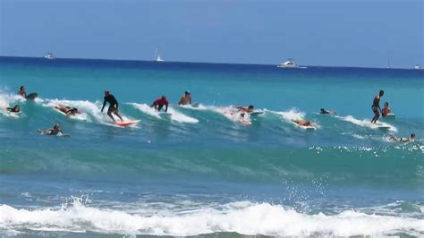 waikiki beach surfer surfing hawaii oahu honolulu 20160709 1420 - YouTube