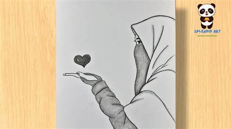 Hijab Simple Drawing ~ Hijab Girl Wearing Cute Favourites | Bocagewasual