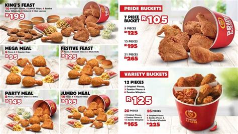 Hungry Lion Menu and Prices 2022 South Africa in 2022 | Hungry, Dog ...