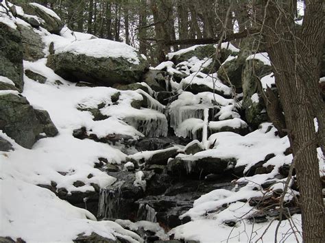 Small Winter Creek Falls Photograph by Caroline Haldeman - Fine Art America