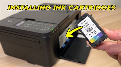 How to Install Ink Cartridges in Canon PIXMA TR4720 Printer - YouTube