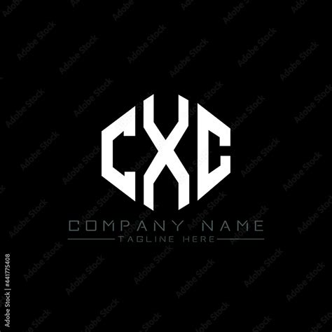 CXC letter logo design with polygon shape. CXC polygon logo monogram ...