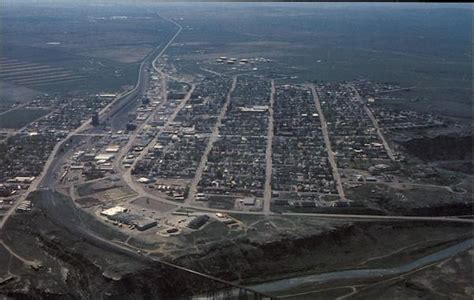 Aerial View of Cut Bank Montana