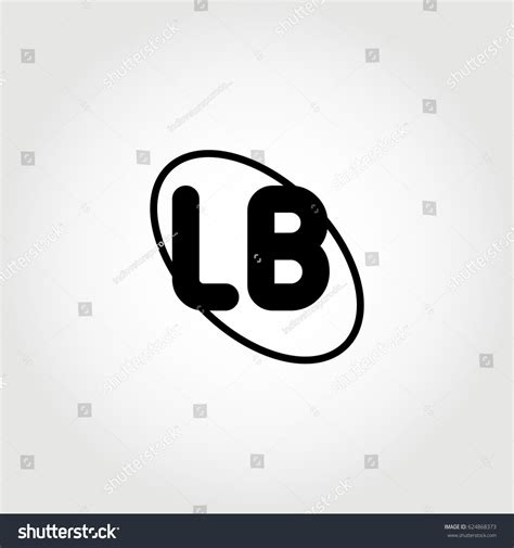 Initial Letter Lb Logo Black On Stock Vector (Royalty Free) 624868373 ...