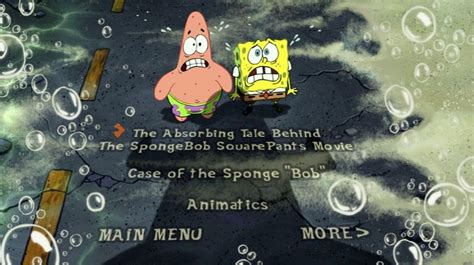 The SpongeBob SquarePants Movie (2004) – DVD Menus