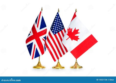 English Speaking Countries Flags