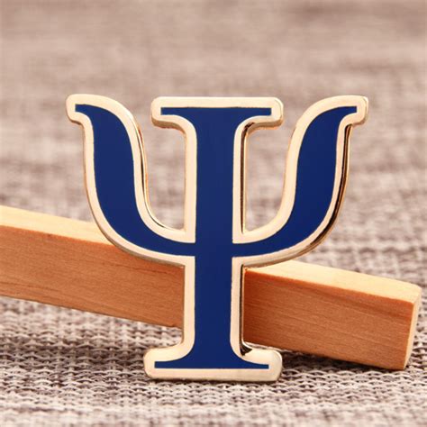 Lapel Pins | Pin Maker | Psi Letter Custom Enamel Pins - GS-JJ.com