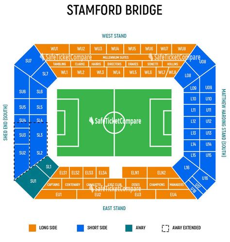 Stanford Stadium Seating Map | Elcho Table