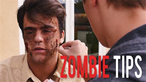 Filming Zombies - Makeup tutorial, Tips and Tricks! - YouTube