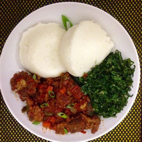 #zimfood #sadza #beefstew and #kale | Food, Beef stew, Eat