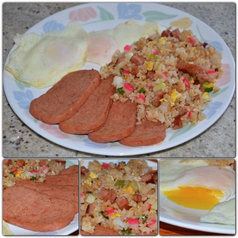 Spam Bacon, Spam Fried Rice and Eggs Spam Fried Rice, Guam, Health Food ...