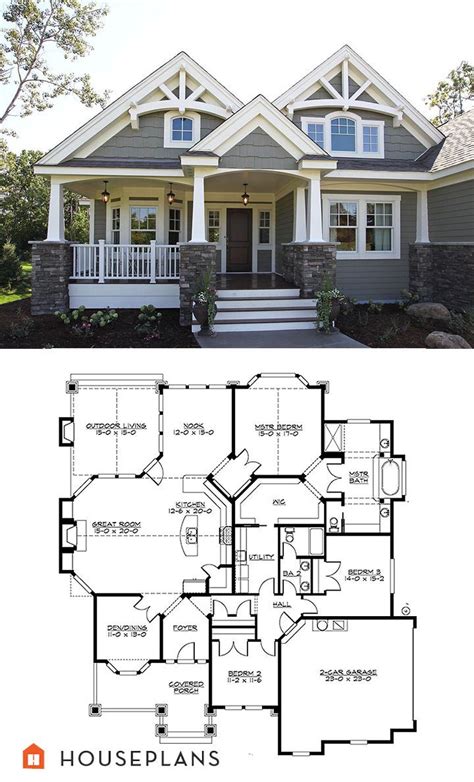 Craftsman House Designs Floor Plans | Cottage style house plans ...