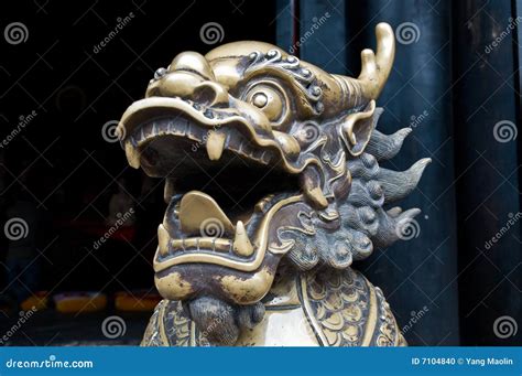 Chinese Dragon Head Sculpture