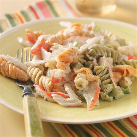 Pasta Crab Salad Recipe | Taste of Home