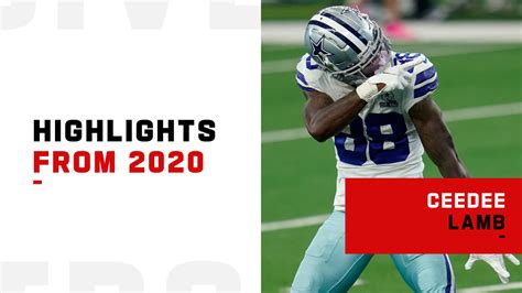 Dallas Cowboys rookie wide receiver CeeDee Lamb highlights | 2020 season