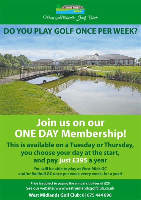 Membership – West Midlands Golf Club