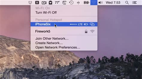 How to use Instant Hotspot on the Mac