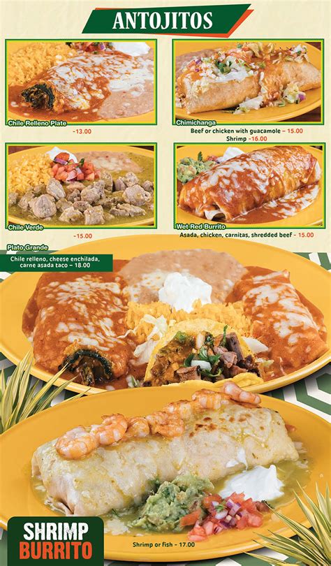 Las Margaritas - Menu