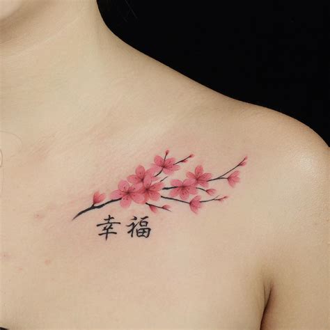 Japanese Cherry Blossom Tattoo Black And White : 250+ Japanese Cherry ...