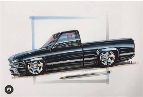 Pin on Cool toons | Truck art, Lowrider trucks, Chevy