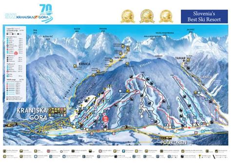 Kranjska Gora Piste Map