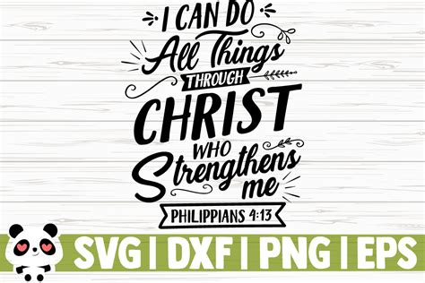 I Can Do All Things Through Christ Graphic by CreativeDesignsLLC ...