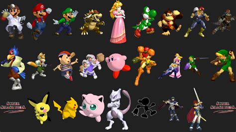 Super Smash Bros. Melee Characters by Jsmit186 on DeviantArt