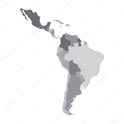 Mapa de América Latina 2023