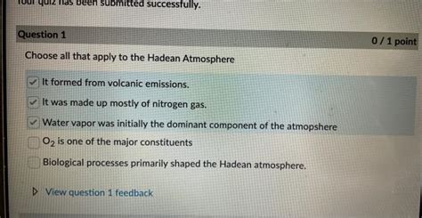 Solved Question 1 0/1 point Choose all that apply to the | Chegg.com