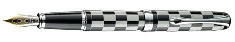 Diplomat Excellence A+ Rome Black and White 14k Fountain Pen