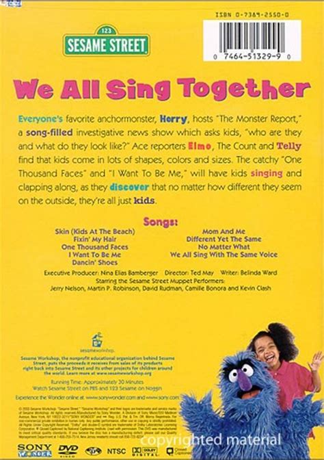 Sesame Street: We All Sing Together (DVD 2003) | DVD Empire