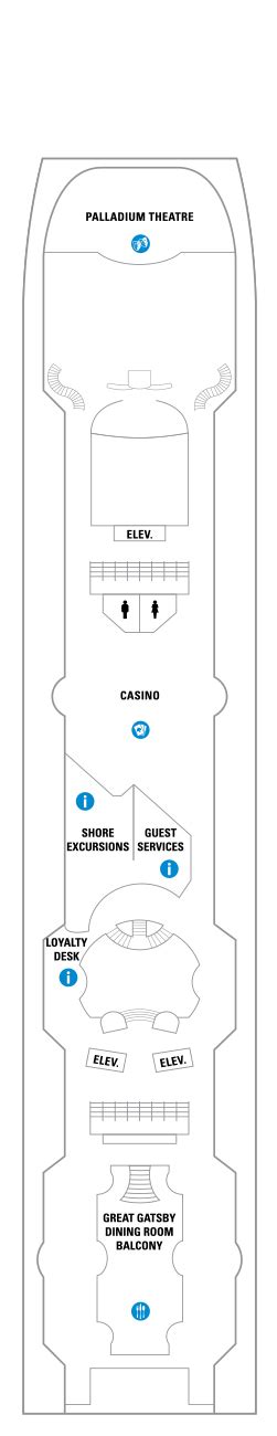 Grandeur of the Seas Deck plan & cabin plan