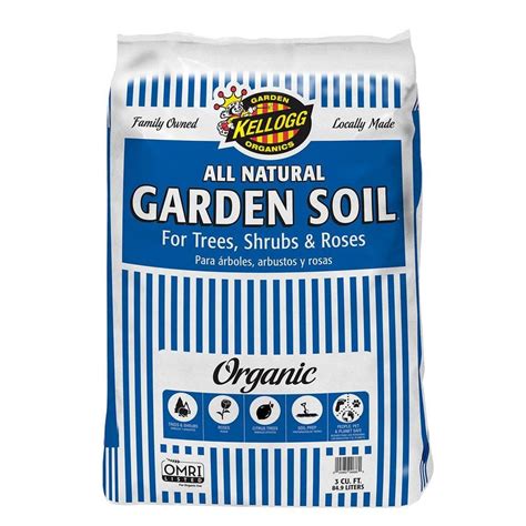 Kellogg Garden Organics 3 cu. ft. All Natural Garden Soil for Trees ...