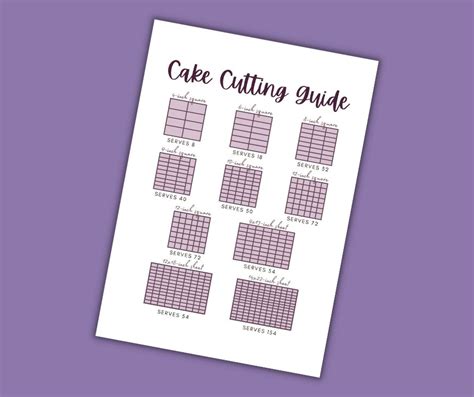 Free Printable Cake Cutting Guide - Free Family Printables