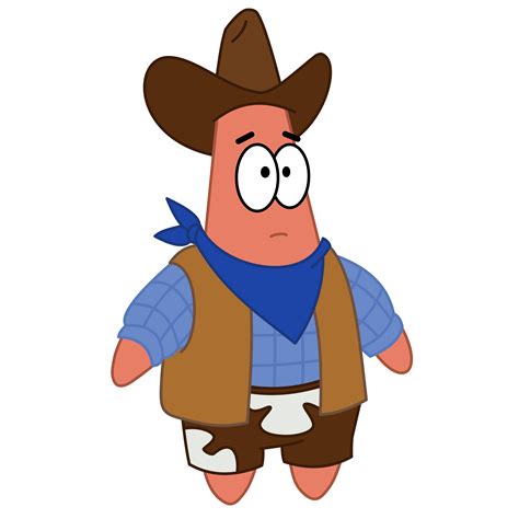 Patrick Star Cowboy Meme