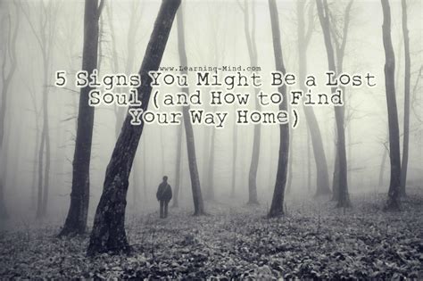 5 Signs You Might Be a Lost Soul (and How to Find Your Way Home ...