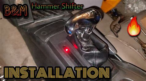 B&M Hammer Shifter Installation w/o CUTTING OR DRILLING INTO CAR! 96 ...