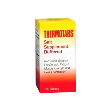 THERMOTABS Salt Supplement Buffered Tablets 100 Tablets – valpacks