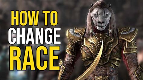 How To Change Your Race in ESO - Hack the Minotaur