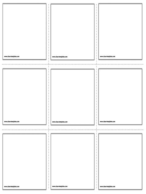 Cue Card Template – Mightyprintingdeals.com