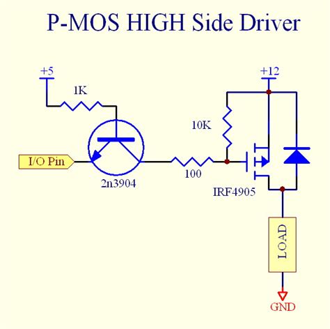 Switching a P-channel Mosfet — Parallax Forums