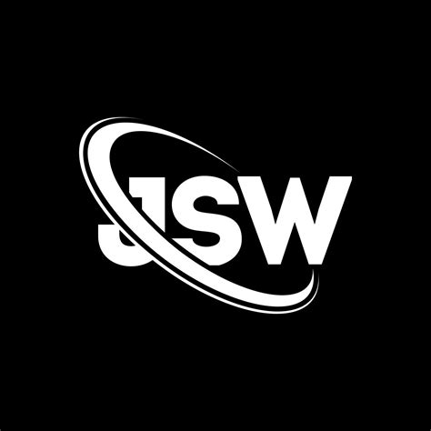 JSW logo. JSW letter. JSW letter logo design. Initials JSW logo linked ...