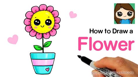 Simple Cute Easy Drawings Of Flowers - macabrehallucination