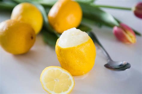 Sorbet au citron maison SEULEMENT 3 ingrédients ! - Cinq Fourchettes