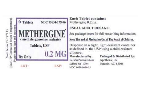 Methergine Information, Side Effects, Warnings and Recalls