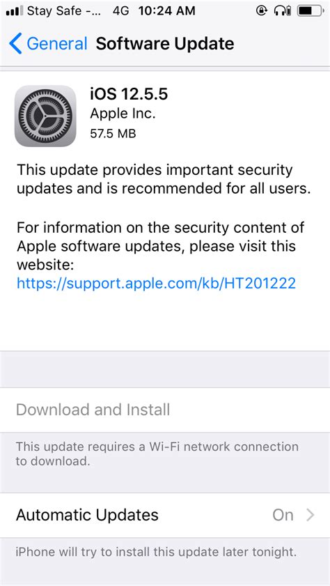 In iOS 5s I can’t even update my iPhone - Apple Community