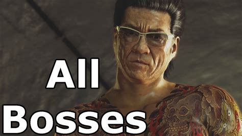 Yakuza 0 - All Bosses / All Boss Fights - YouTube